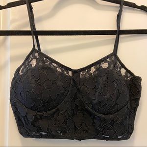 Lace Brallette Crop Top